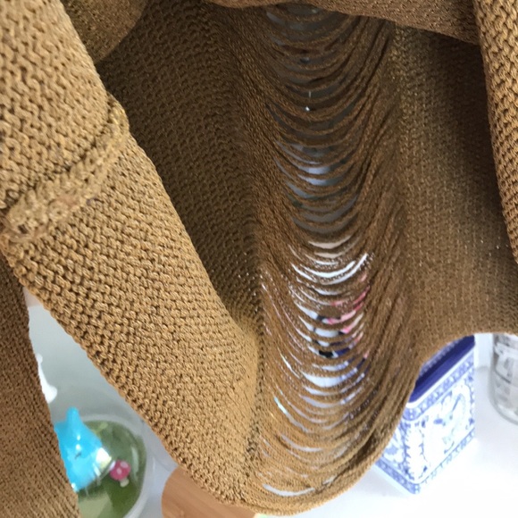 REBECCA MINKOFF Shredded Back Long Sleeve Knit Top - Picture 11 of 16